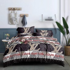 6by6 size lv duvet, bedsheet and 4 pillows 