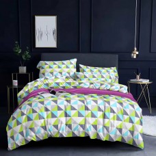 6by6 size duvet, bedsheet and 4 pillows 