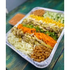 Tray of chicken salad