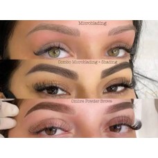 Semi permanent brows (ombre)