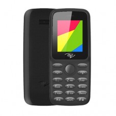 Itel phone 2163 wireless fm, bright torchlight dual sim phone - black