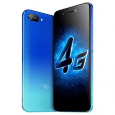 Itel phone a25 pro 5.0" hd screen, 2gb ram + 32gb rom, android 10, 4g lte, 3020mah battery, 5mp camera, face id - blue +free case