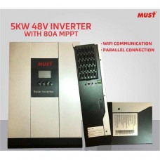 Must power 5kw 48v must power hybrid inverter with inbuilt 80a mppt