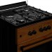 Maxi 60*60 (3+1) burner gas cooker igl wood f6b31g2