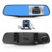 Rear-view mirror in car camera dvr dual dash cam