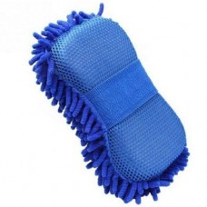 Supper microfiber car wash sponge blue