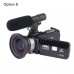  camcorder video camera wifi night vision dv camera micr