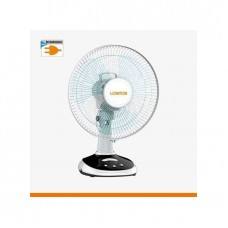 Lontor 12 inch rechargeable table fan