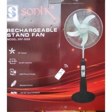 Sonik rechargeable fan with power bank