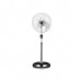 Qasa 3 blade 18" standing fan qsf-18fit chrome/black