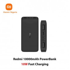 Xiaomi redmi 10000mah 10w fast charge powerbank- black