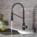 Stainless steel water faucet (matte black)