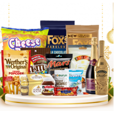 Chocolate indulgence christmas hamper (gold)  