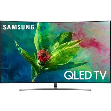 Samsung 55" qled curved tv , 4k udp processor , high dynamic  range , smart tv , uhd processor, pur color