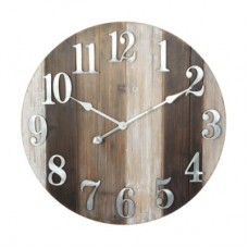 Widdop hometime kids wall clock wood effect