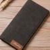 Men wallets slim for vintage male porte mens wallets money long leather (gray)