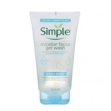 Simple micellar facial gel wash water boost 150ml