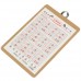 10pcs wooden a5 clipboard hardboard menu board with clip for office restaurant