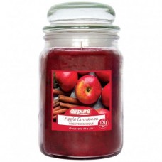 Airpure scented candle jar apple cinnamon 510g x 4 pieces