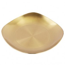 Garbage dish table garbage appetizer plate tray golden