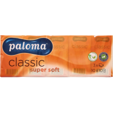 Paloma pocket tissues 10 sheets x10