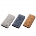 Uj vintage long soft pu leather wallet male purse large capacity card holders-coffee