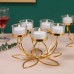 Candlestick romantic candlelight dinner-5 heads no glass cup