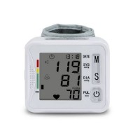 Voice digital wrist blood pressure monitor heartbeat bp lcd