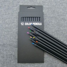 Charcoal colorful pencil sketch drawing artist set