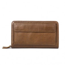 Real leather men’s wallets male purse long wallets purse