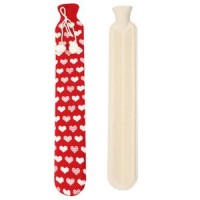 1 set hot water bag cramps hot water bottle white and red