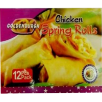 Goldenburgh chicken spring rolls 500 g x12