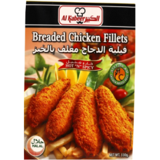 Al kabeer breaded chicken fillets 330 g