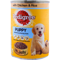 Pedigree puppy with chicken & rice 400g 