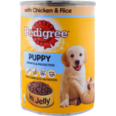 Pedigree puppy with chicken & rice 400g 