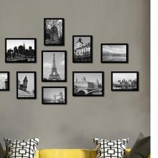 10pcs wall hanging photo frame set