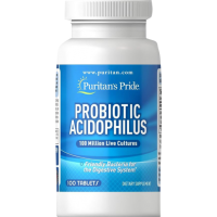 Puritan's pride probiotic acidophilus, 100 million live cutures, 100 tablet 