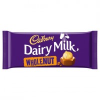 Cadbury dairy milk whole nut  chocolate - 120g