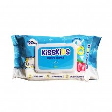 Kisskids baby wipes - 120 pieces