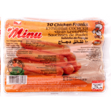 Minu chicken franks  340g *10