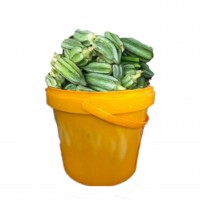 Fresh okro (custard rubber)