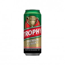 Trophy premium lager beer 500ml