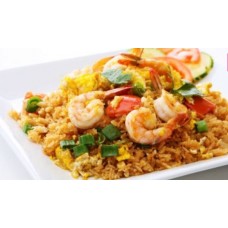 Shrimps schezwan rice