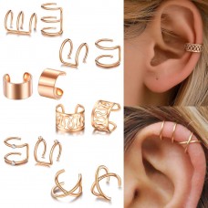 6 piece gold earcuff 