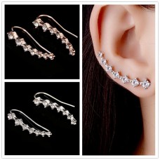 Silver earring cuff