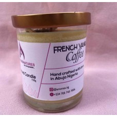 French vanilla coffee scented candle