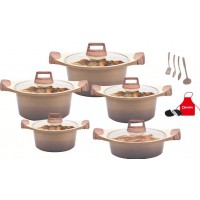 Set of non stick pots