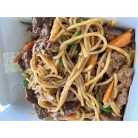 Beef stir fried pasta 