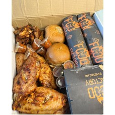 Jumbo platter(5pcs of full turkey, 2 large burgers, 2xl shawarmas, 5 portions of fries ,15 chicken wings, 10 pcs of sauce  