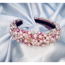 Pink beaded headbands 